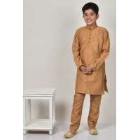 Dark Beige Boys Ethnic Wear