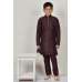 Maroon Ethnic Boys Kurta Pajama