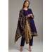 Navy Blue Pakistani Designer Readymade Dress
