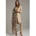 Fawn Asymmetric Stylish Wedding Wear Suit
