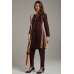 Masterpiece Choco Brown Winter Pakistani Style Salwar Suit Large Size