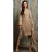 Gold Pakistani Designer Suit Heavy Embellished Party Dress