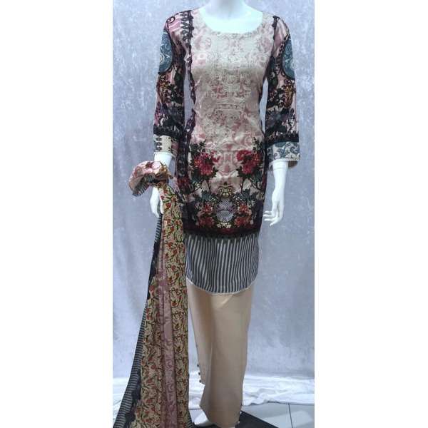Traditional Pakistani Style Readymade Salwar Suit