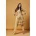 Gold Frock Salwar Suit Readymade Pakistani Wedding Dress