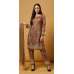 Tawny Birch Brown Embroidered Pakistani Street Style Salwar Kameez