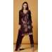 Plum Indian Designer Embroidered Salwar Suit