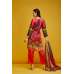 Fuchsia Silk Printed Pakistani Designer Readymade Suit