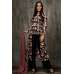 Black Floral Shirt & Trouser Readymade Jacket Style Pakistani Dress