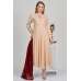 Peach Designer Frock Indian Party Dress