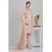 Peach Embroidered Indian Readymade Trouser Kameez