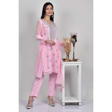 Baby Pink Pakistani Designer Salwar Suit