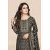 Black Embroidered Trendy Salwar Suit