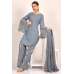 Bluish Grey Indian Designer Palazzo Dress