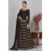 Black Designer Embroidered Party Wear Flared Lehenga Suit