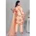Orange Digital Printed Suit Readymade Salwar Kameez