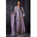 Light Purple Jacket Style Party Wear Anarkali Suit