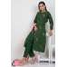 Green Floral Printed Readymade Casual Suit