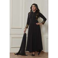 EXQUISITE BLACK READY MADE GOWN STYLE DRESS 