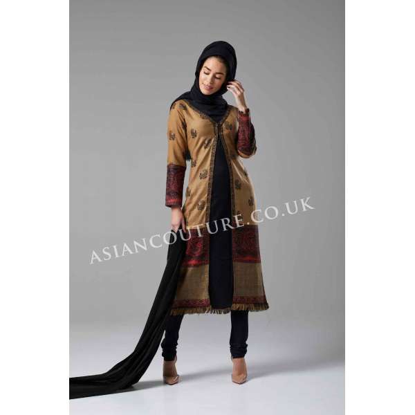 BLACK & TAWNY BIRCH READYMADE JACKET PASHMINA DRESS SUIT  PLUS SIZE