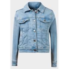 Light Blue Cowboy Girl Denim Sequin Jacket