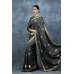 Grey Indian Saree Latest Embroidered Party Sari