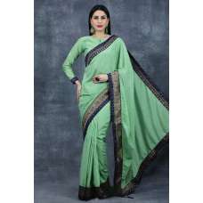 Saree Blouse In Pista Green Indian Formal Occasional Saree