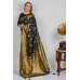 Black Ethnic Authentic Banarasi Silk Readymade Saree