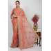 Rose Pink Embroidered Georgette Pakistani Designer Saree