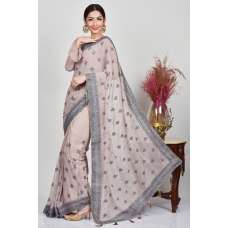 Lilac Indo Western Stylish Saree