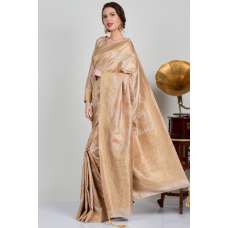 Golden Wedding Wear Banarasi Saree