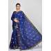 Navy Blue Designer Cocktail Saree