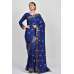 Navy Blue Designer Cocktail Saree