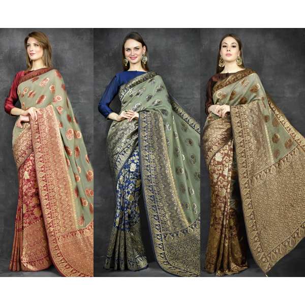 Stunning Wedding Banarsi Style Saree