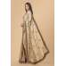 ZACS-714 BEIGE AND PLUM TRADITIONAL INDIAN STYLE SAREE