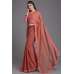 PEACH PAKISTANI FESTIVE WEAR SAREE 