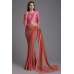PEACH PAKISTANI FESTIVE WEAR SAREE 
