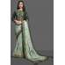 ZAC20-05 PISTA GREEN INDIAN WEDDING SAREE