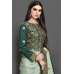 ZAC20-05 PISTA GREEN INDIAN WEDDING SAREE