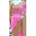 PINK AND GODL CHIFFON GEORGETTE PARTY WEAR SAREE