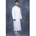 Comfortable White Cotton Jubba For Men 