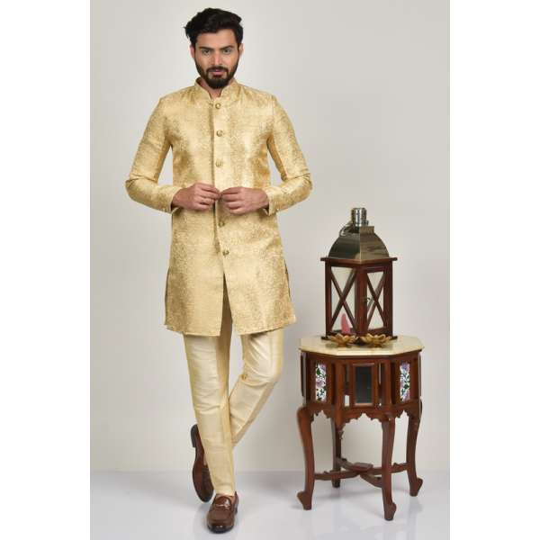 Traditional Wedding Style Indian Men's Kurta & Trouser