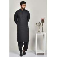 Black Eid Kurta Pajama Menswear Suit
