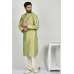 Pista Embroidered Indian Ethnic Mens Kurta Pajama