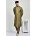Mehndi Green Men Wedding Kurta Pajama 