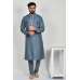 Grey Ethnic Punjabi Mens Kurta Pajama
