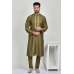 Mehndi Green Men Wedding Kurta Pajama 