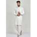 Cream Embroidered Pakistani Mens Kurta Shalwar