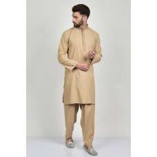 Beige Desi Boys Readymade Kurta Shalwar