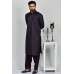 Black Embroidered Pakistani Designer Mens Shalwar Kameez