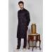 Black Ethnic Indian Mens Kurta Pajama